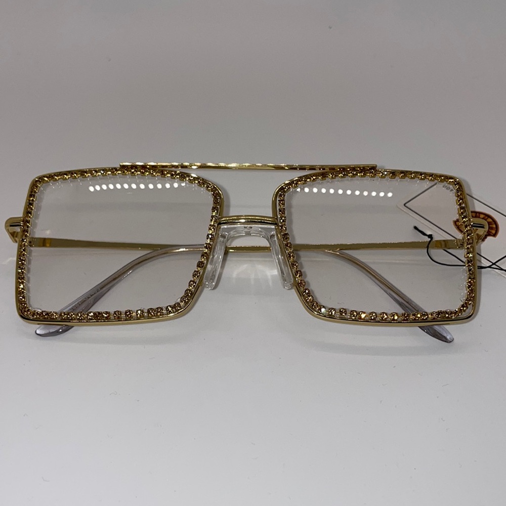 Rhinestone shades.